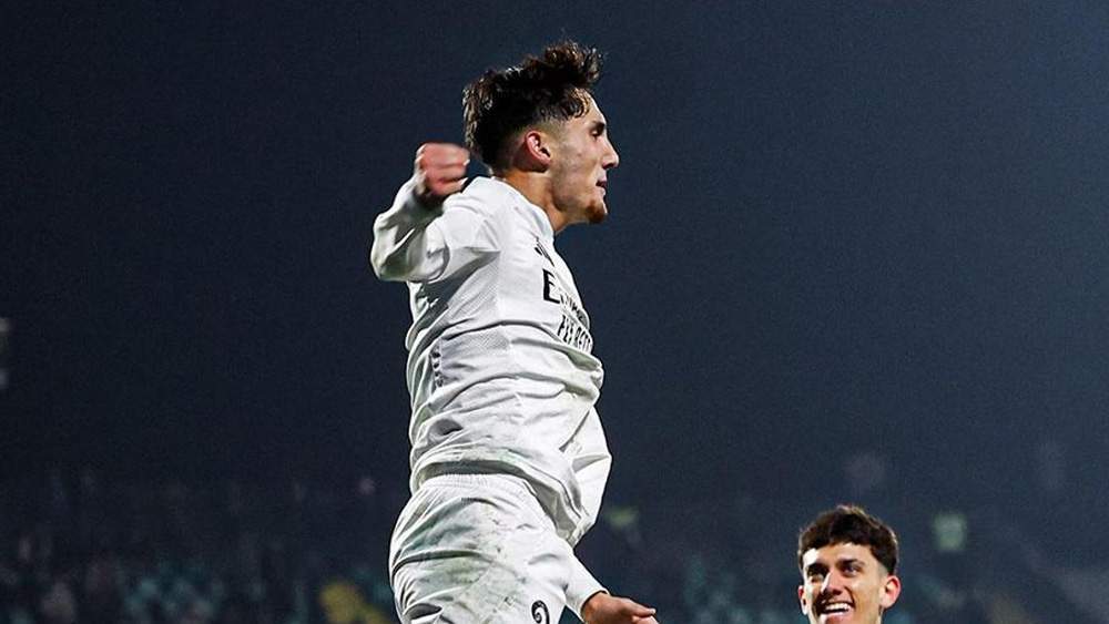 Jesús Fortea con el Real Madrid