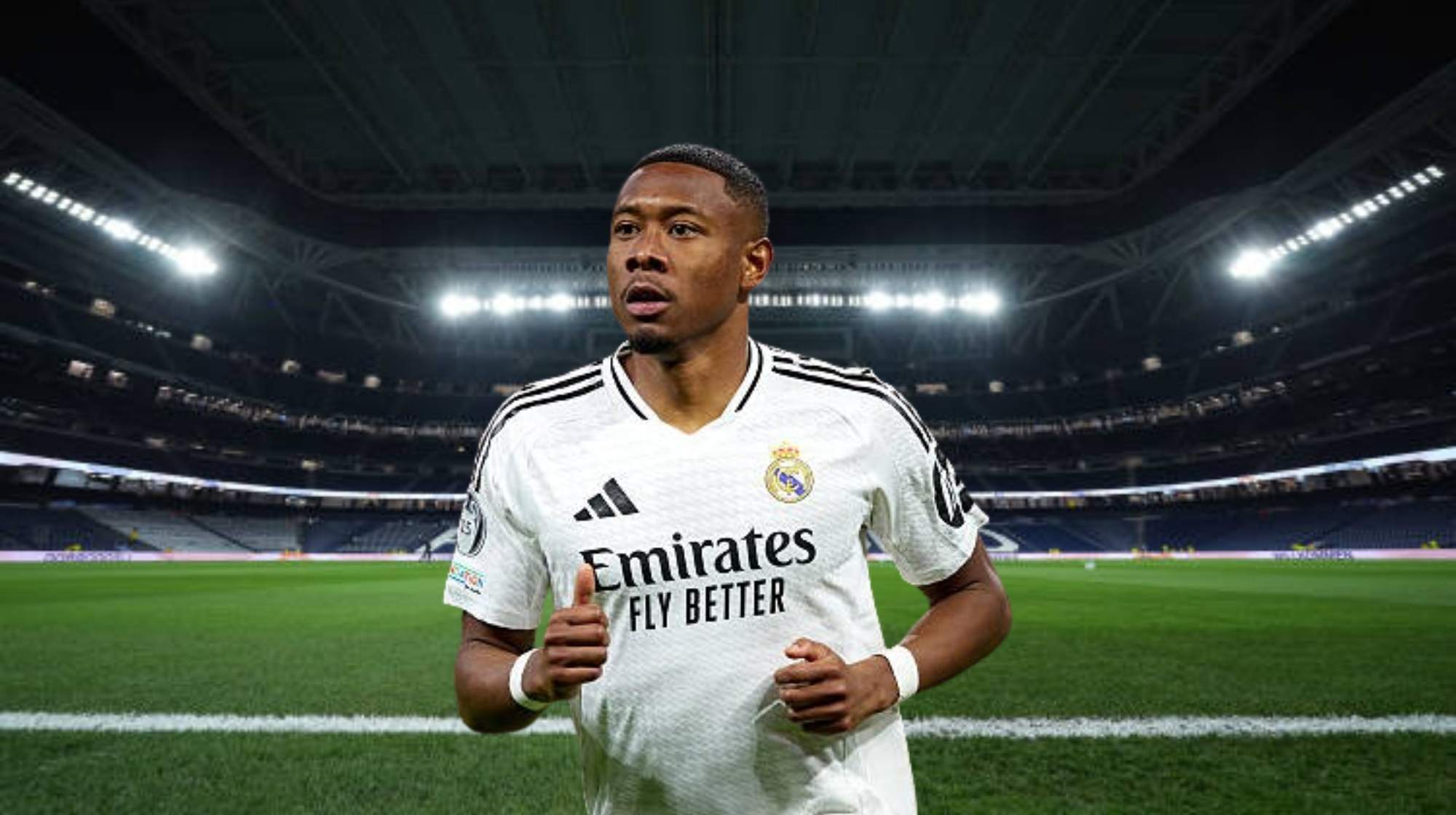 Alaba quiere volver lo antes posible al once. 