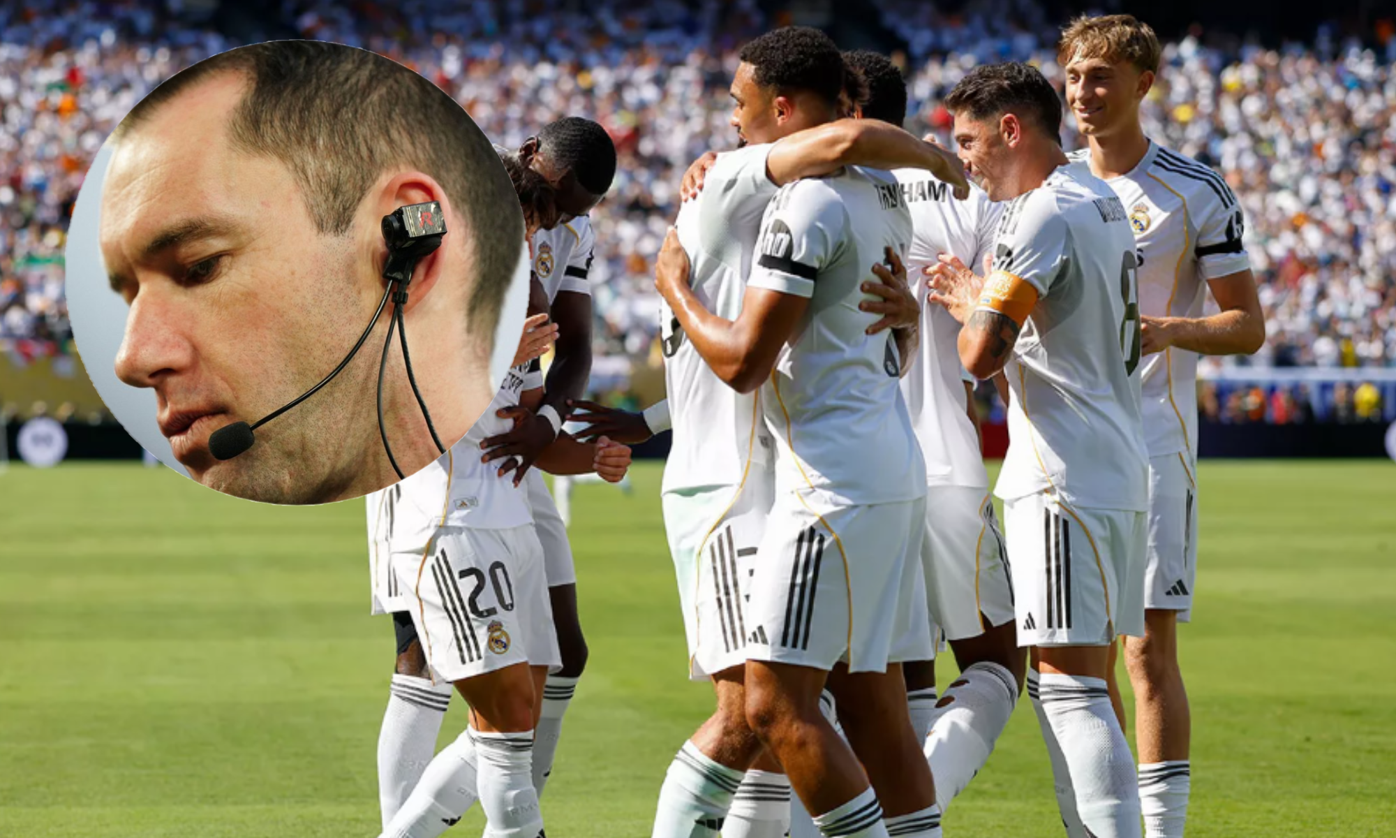 El Real Madrid observa con atención la decisión tomada sobre la cámaras de los árbitros
