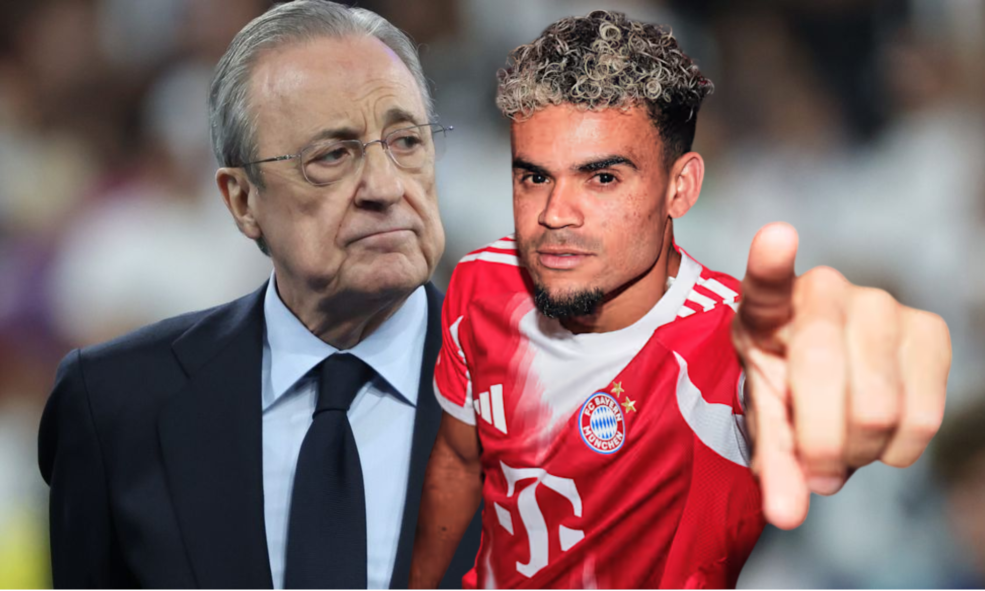 Los mandamases blancos comentan entre sí el aspecto más llamativo del traspaso de Luis Díaz