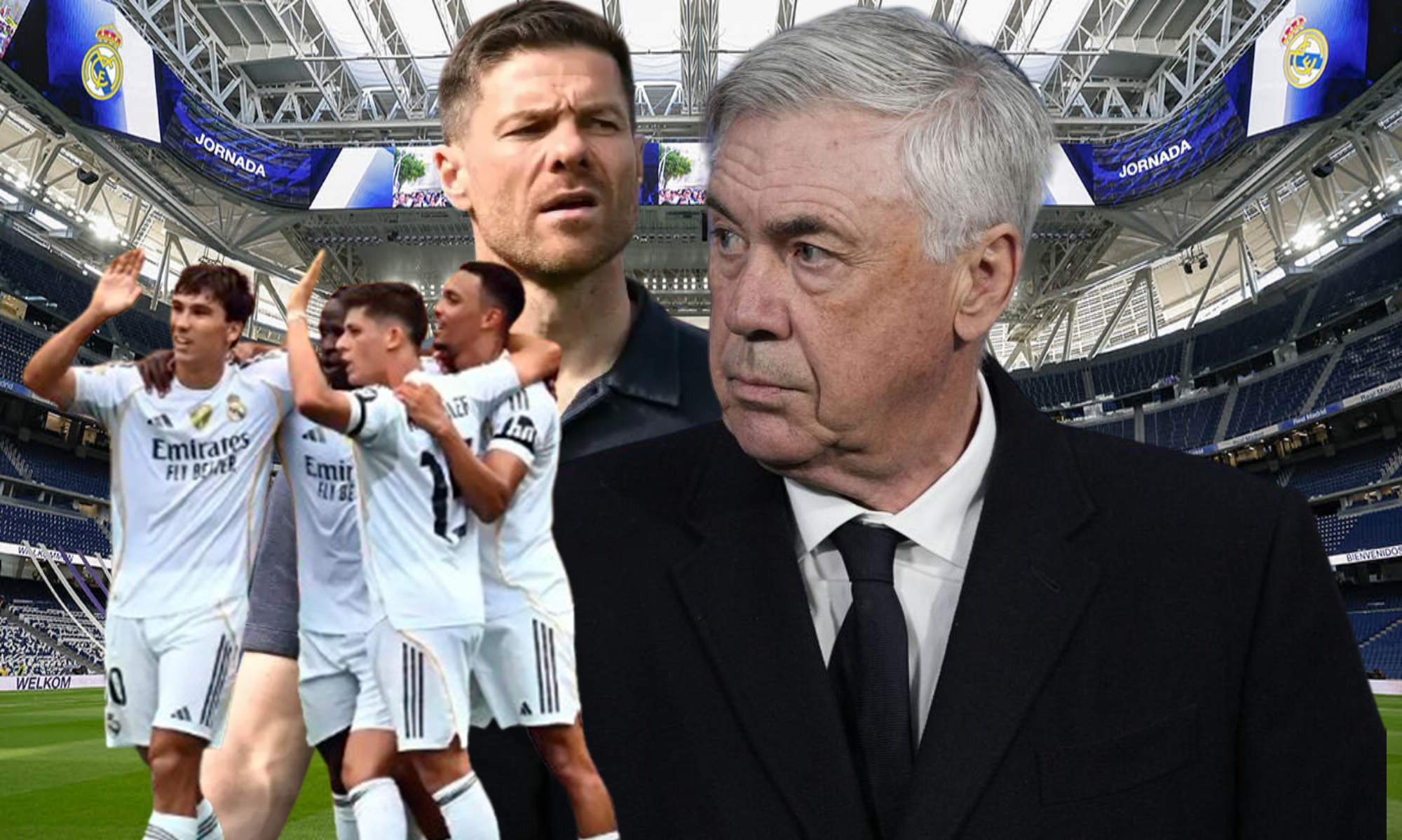 Xabi Alonso y Ancelotti