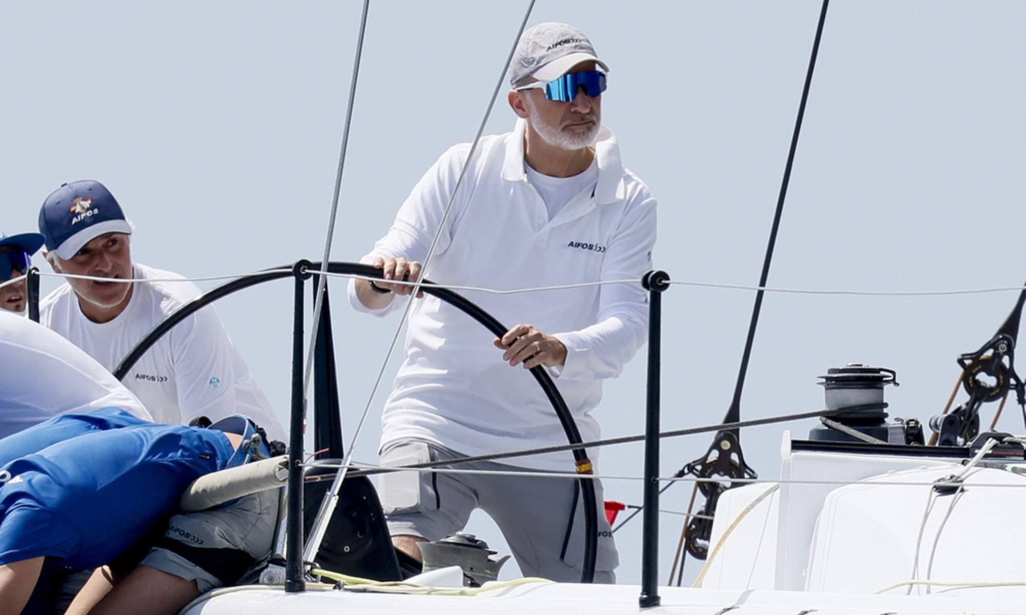 Susto de Felipe VI ante de la jornada de vela