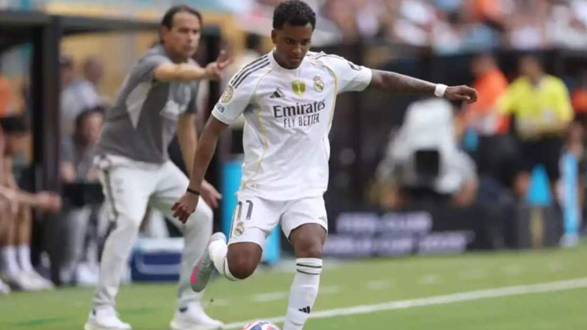 Rodrygo durante un partido del Mundial Rodrygo durante un partido del Mundial