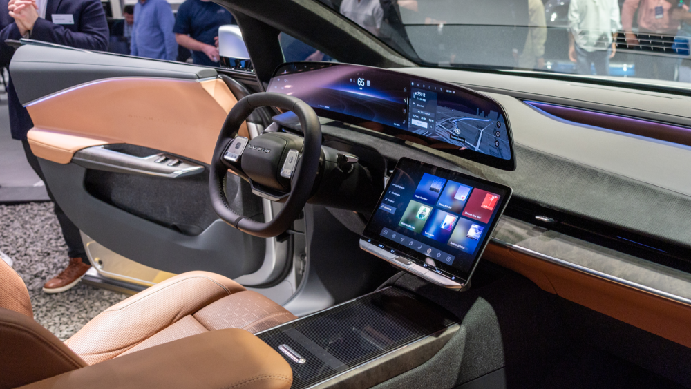 interior lucid gravity coche
