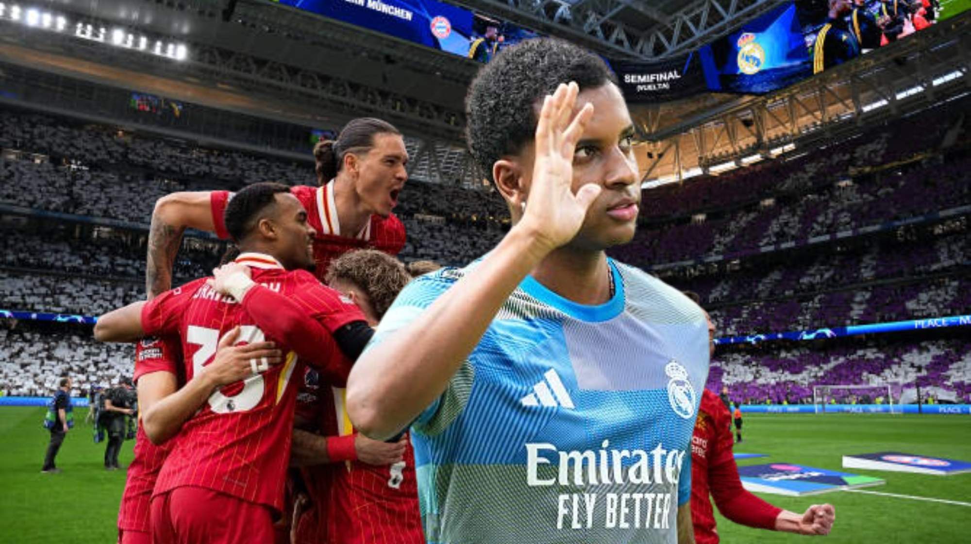 Liverpool ofrece 30 millones y un jugador al Real Madrid por Rodrygo.