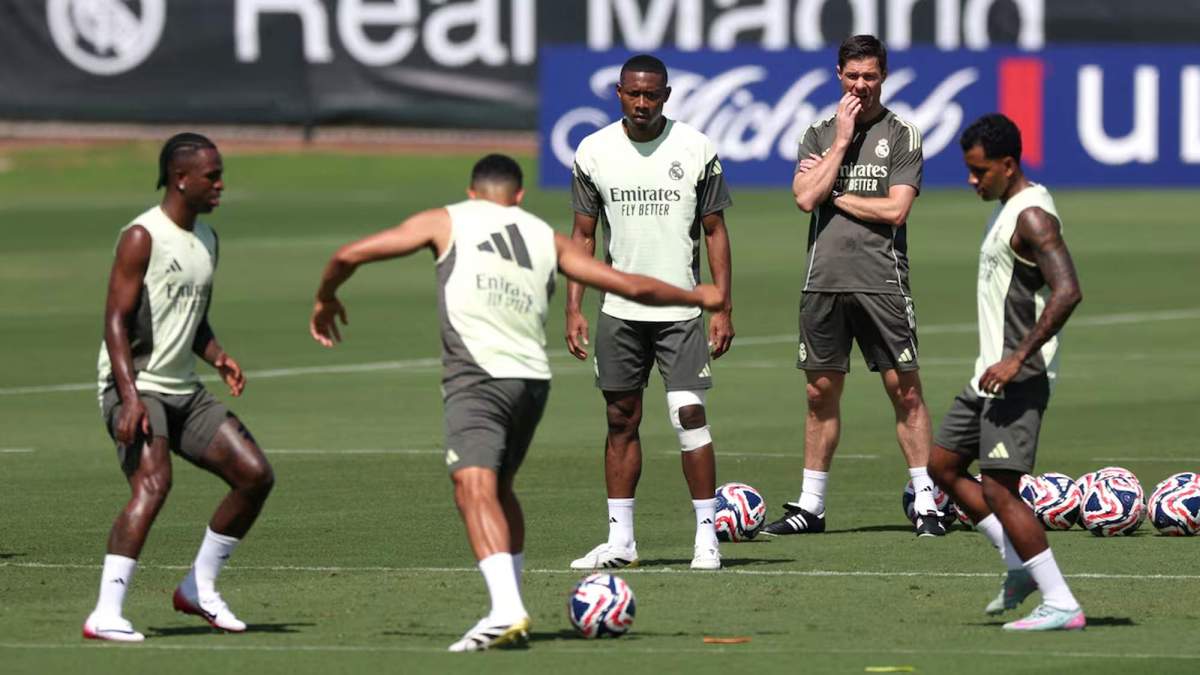 Entrenamiento del Real Madrid