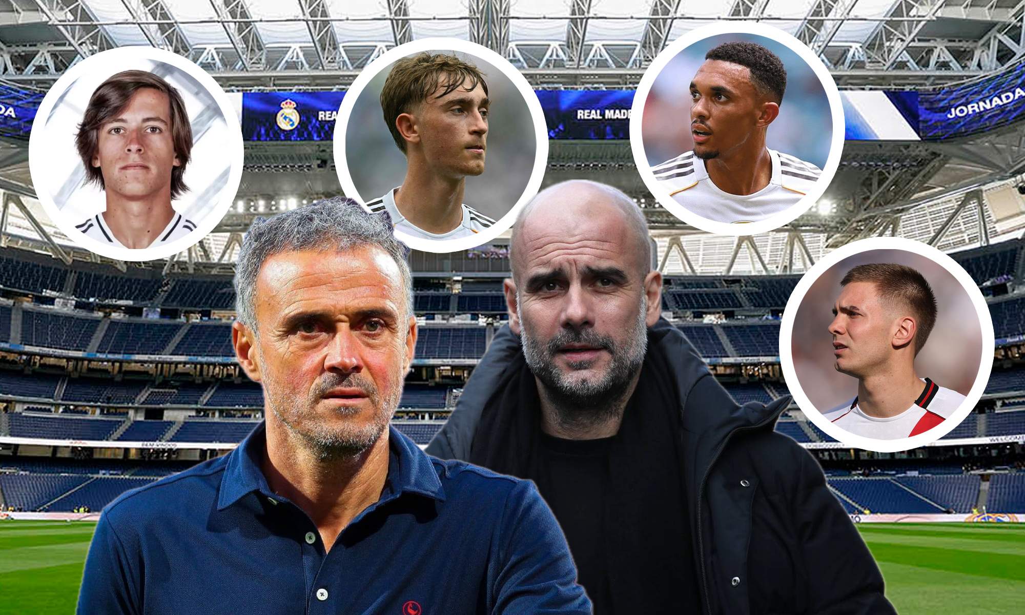 Luis Enrique y Guardiola están molestos con 2 fichajes del Real Madrid, les dejaron tirados
