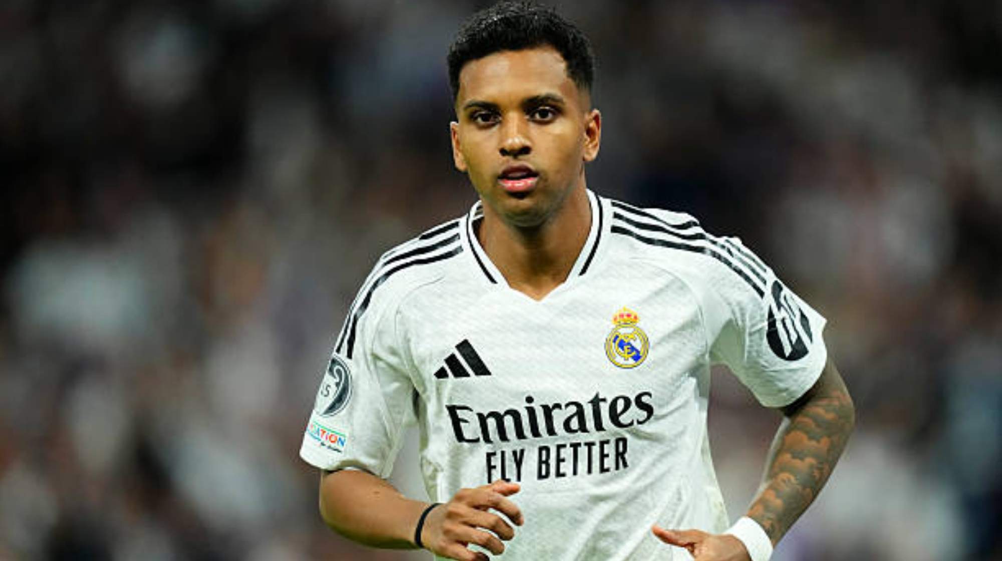 Rodrygo, cada vez más lejos del Madrid. 
