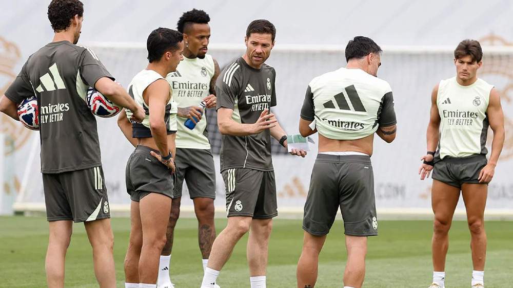 Entrenamiento del Real Madrid