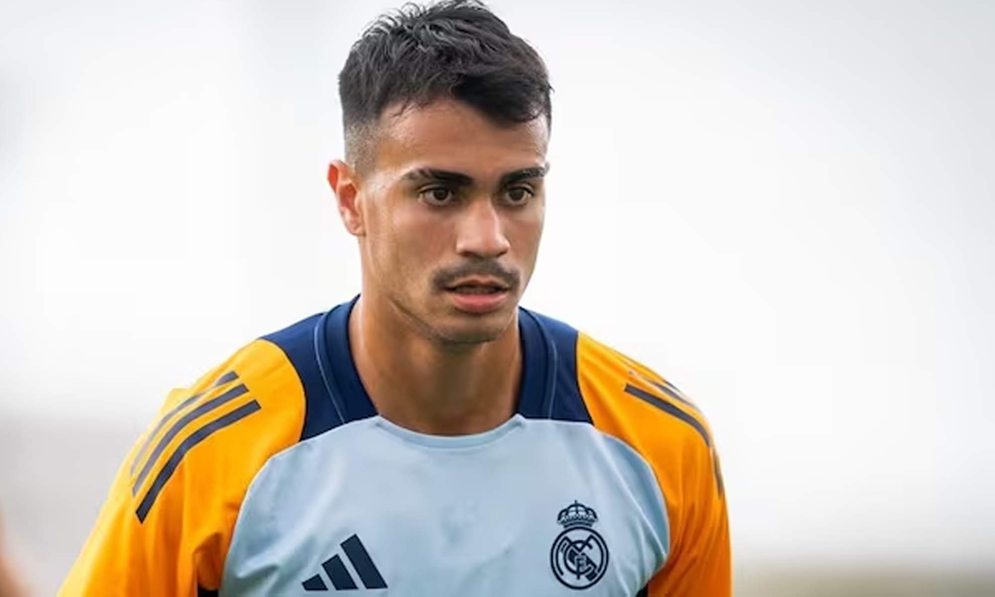 Reinier Jesús durante un entrenamiento del Real Madrid.