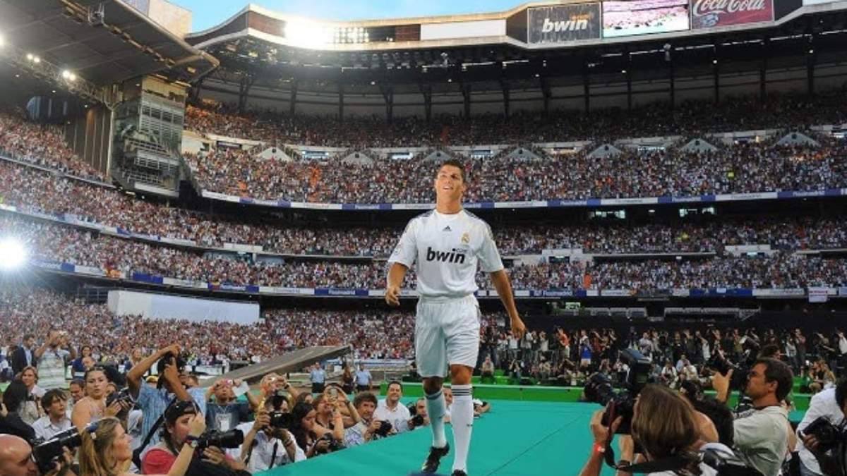 Presentación de Cristiano Ronaldo en el Real Madrid Presentación de Cristiano Ronaldo en el Real Madrid