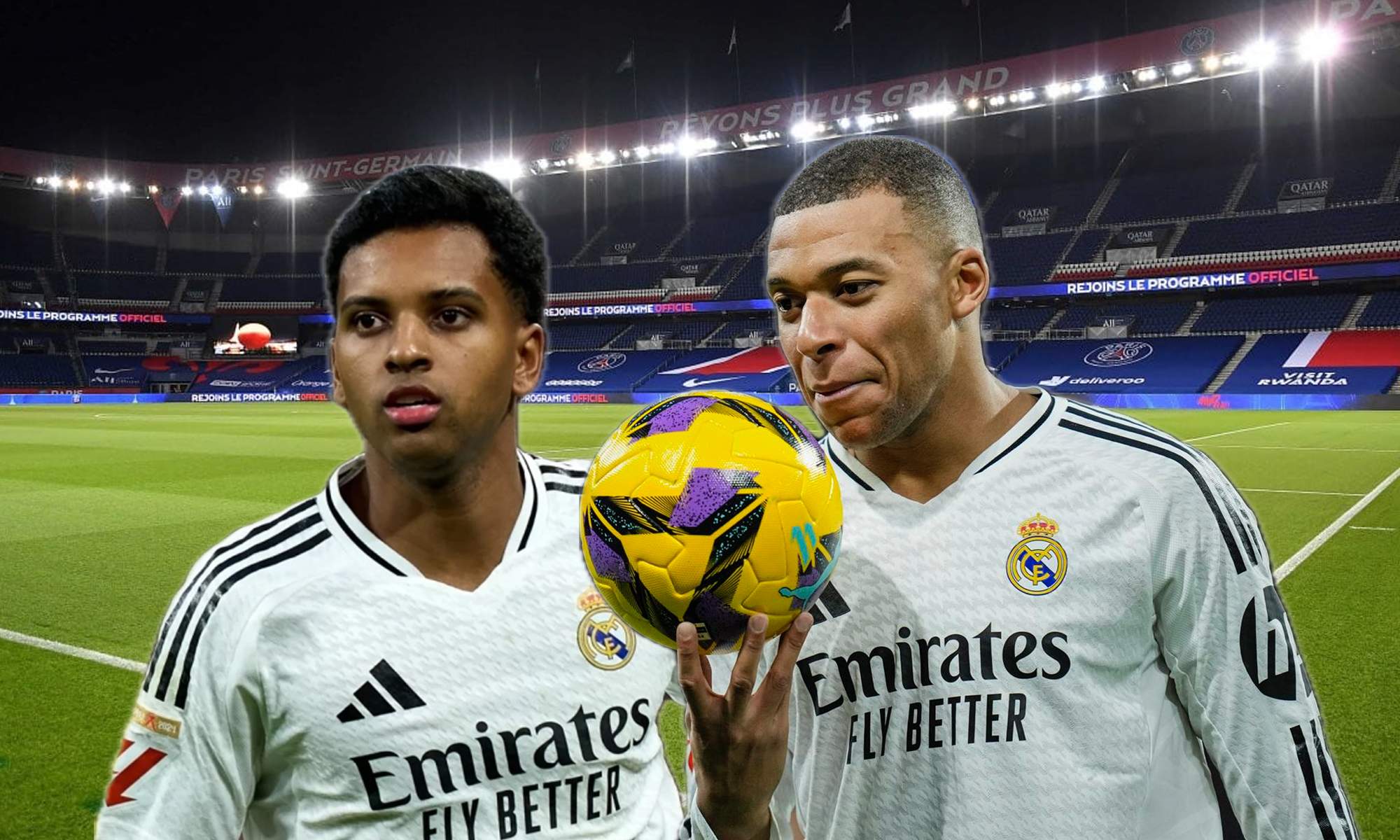 Mbappé manda a Rodrygo al PSG