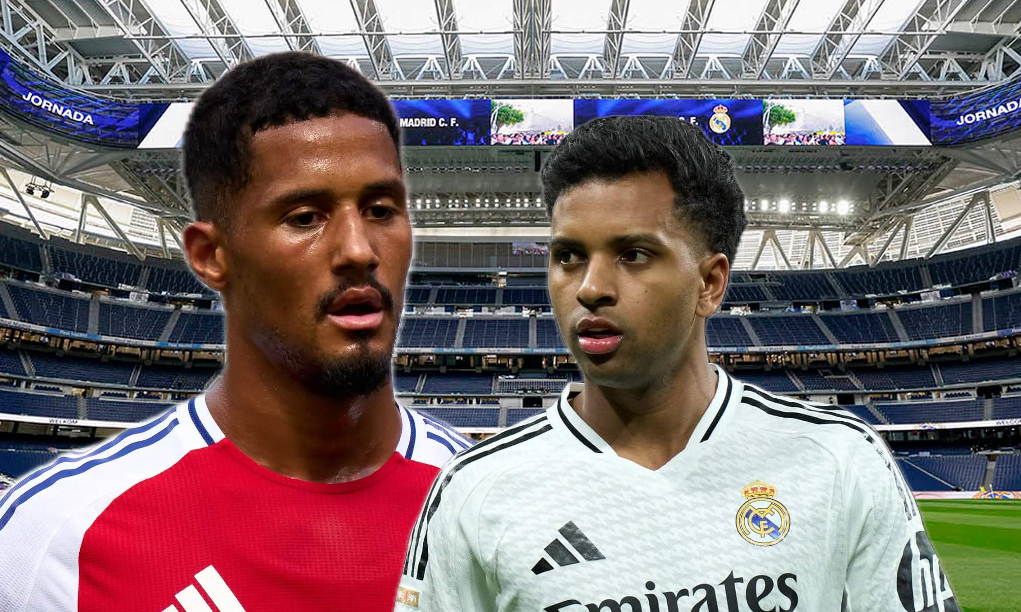 El Real Madrid acepta el intercambio de Rodrygo por Saliba