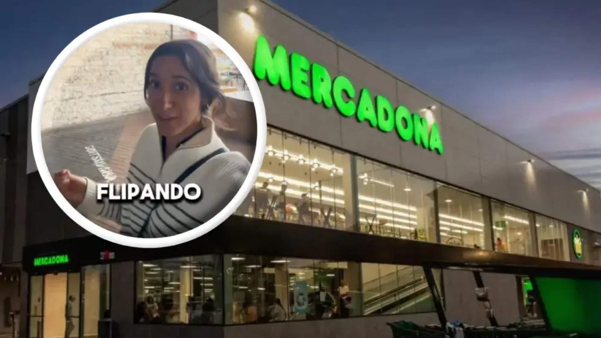 Una tiktoker se encuentra un Mercadona a miles de kilómetros de España.