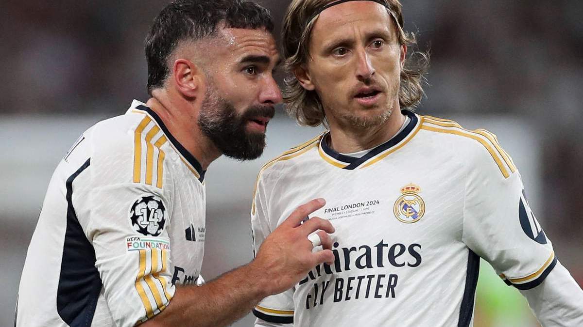 Dani Carvajal y Luka Modric