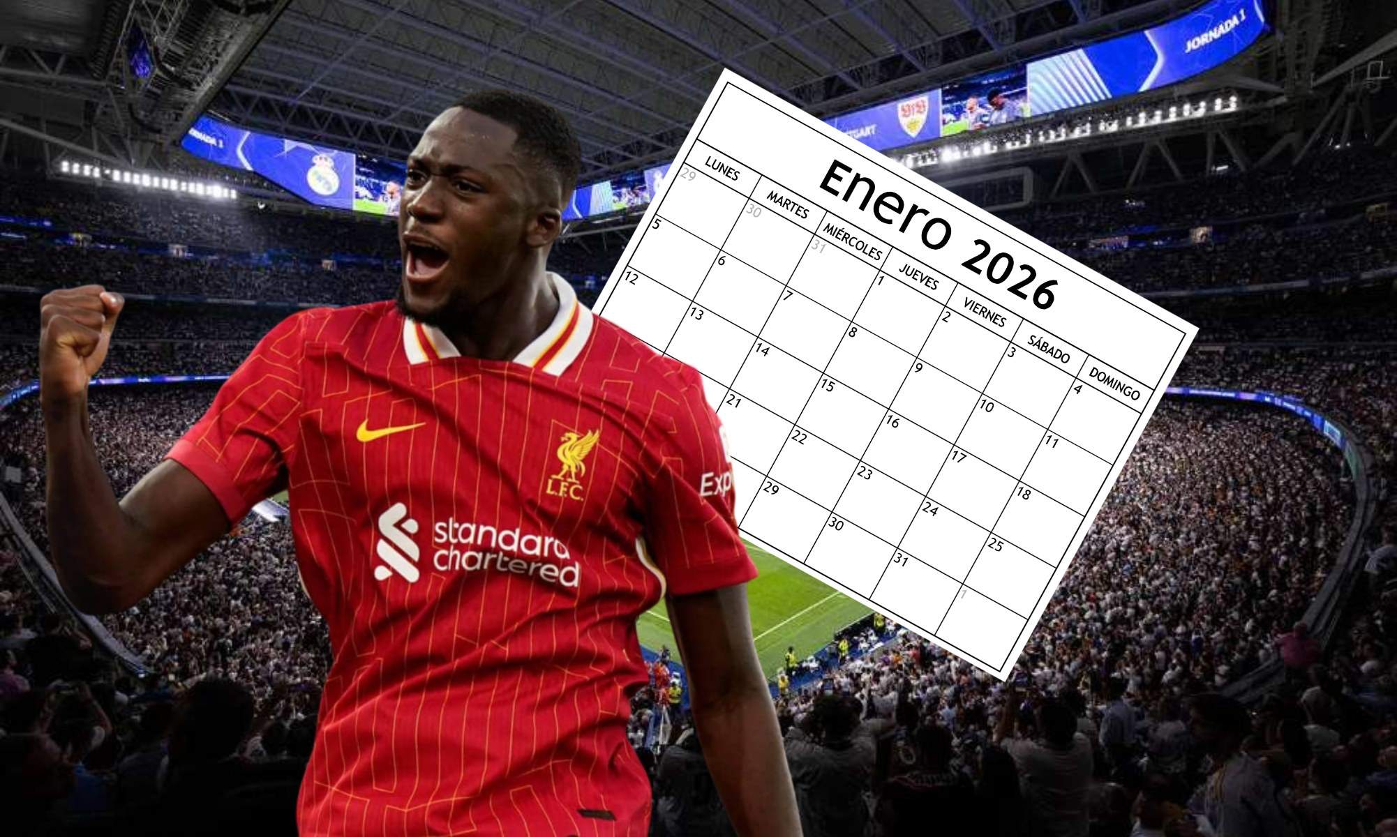 El Madrid no descarta fichar a Konaté en enero