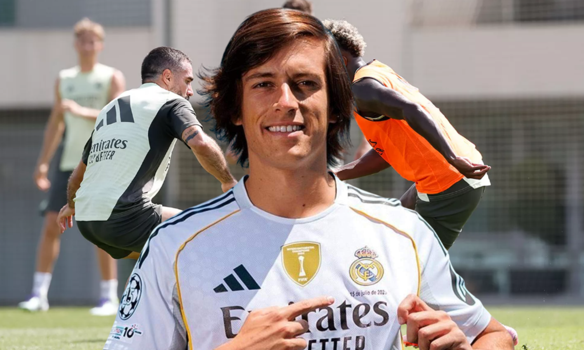 Álvaro Carreras analiza sus primeros días como jugador del Real Madrid