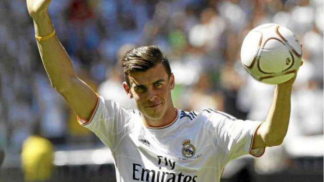 Presentación de Gareth Bale con el Real Madrid. Presentación de Gareth Bale con el Real Madrid.