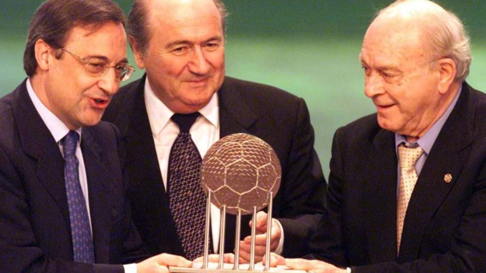 florentino perez blatter distefano