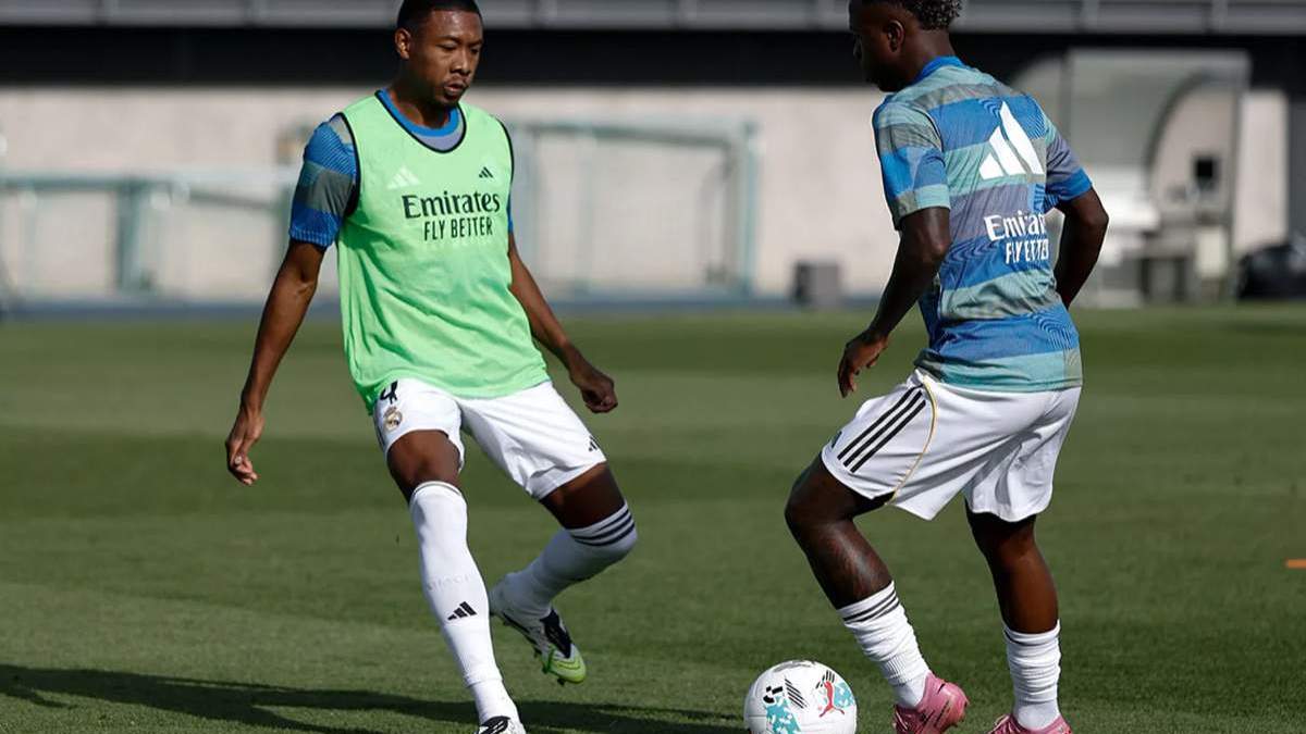 David Alaba y Vinicius Jr David Alaba y Vinicius Jr