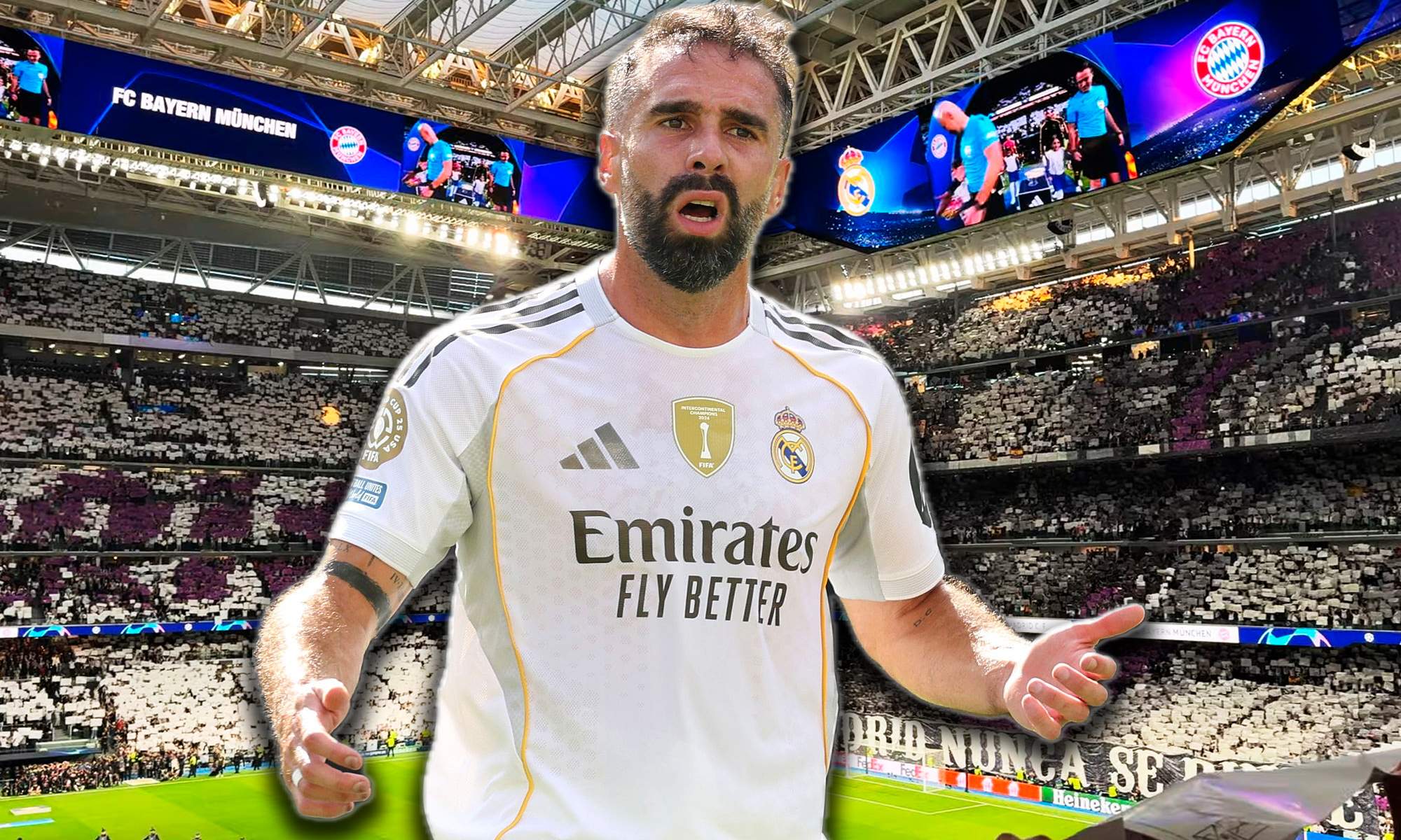 Carvajal es el elegido, cambio en el Real Madrid