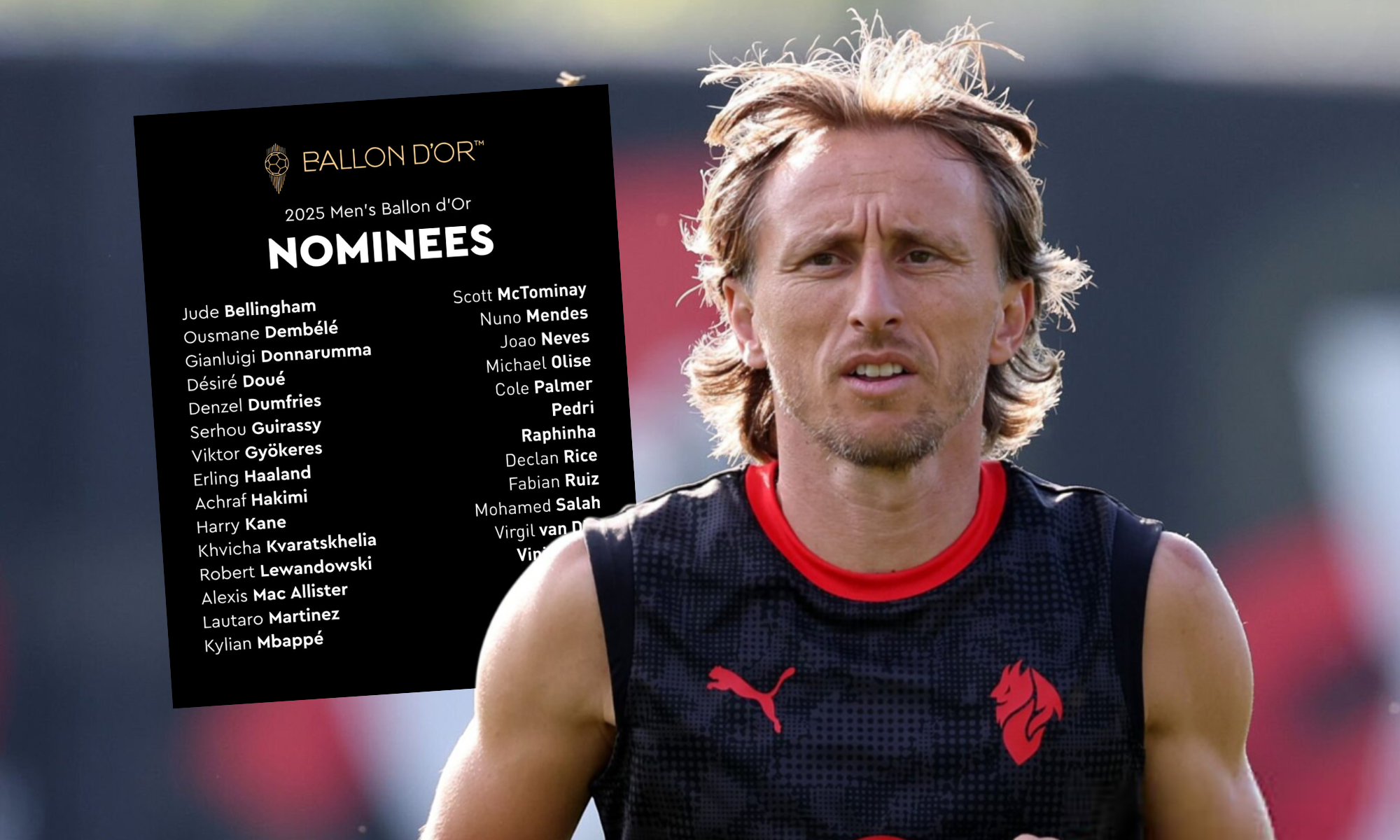 Luka Modric envía otro duro mensaje a la organización del Balón de Oro