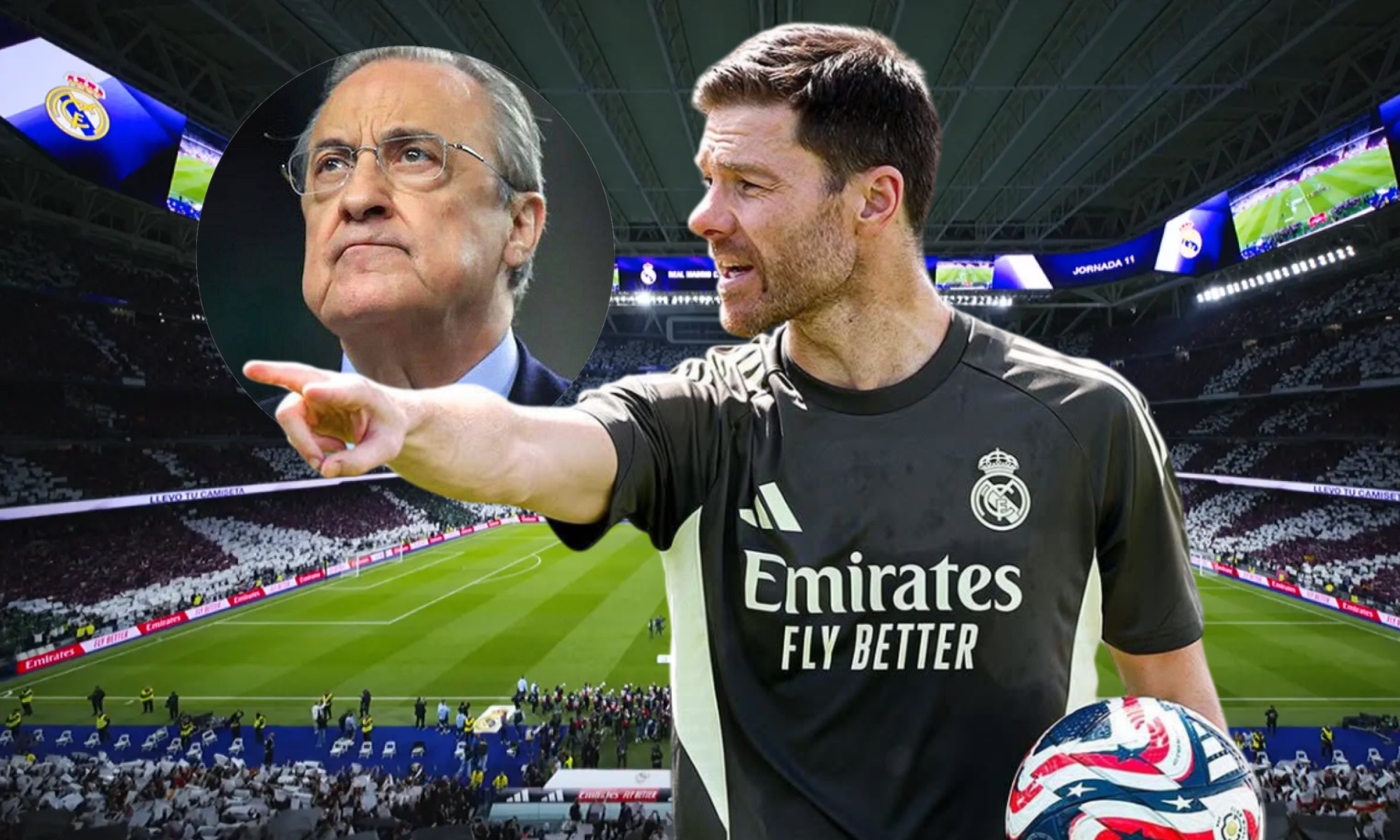 Florentino Pérez saca la conclusión sobre el centrocampista ideal que quiere Xabi Alonso
