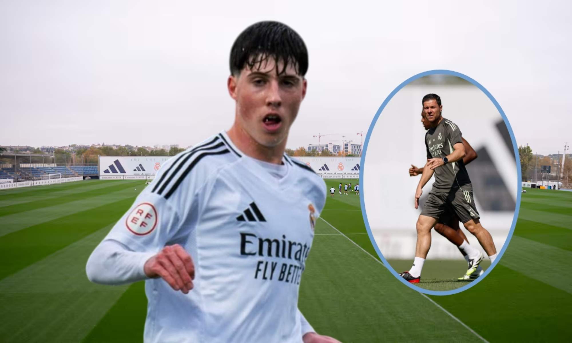 Xabi Alonso ha contado con el canterano Diego Lacosta para el entrenamiento de este domingo.