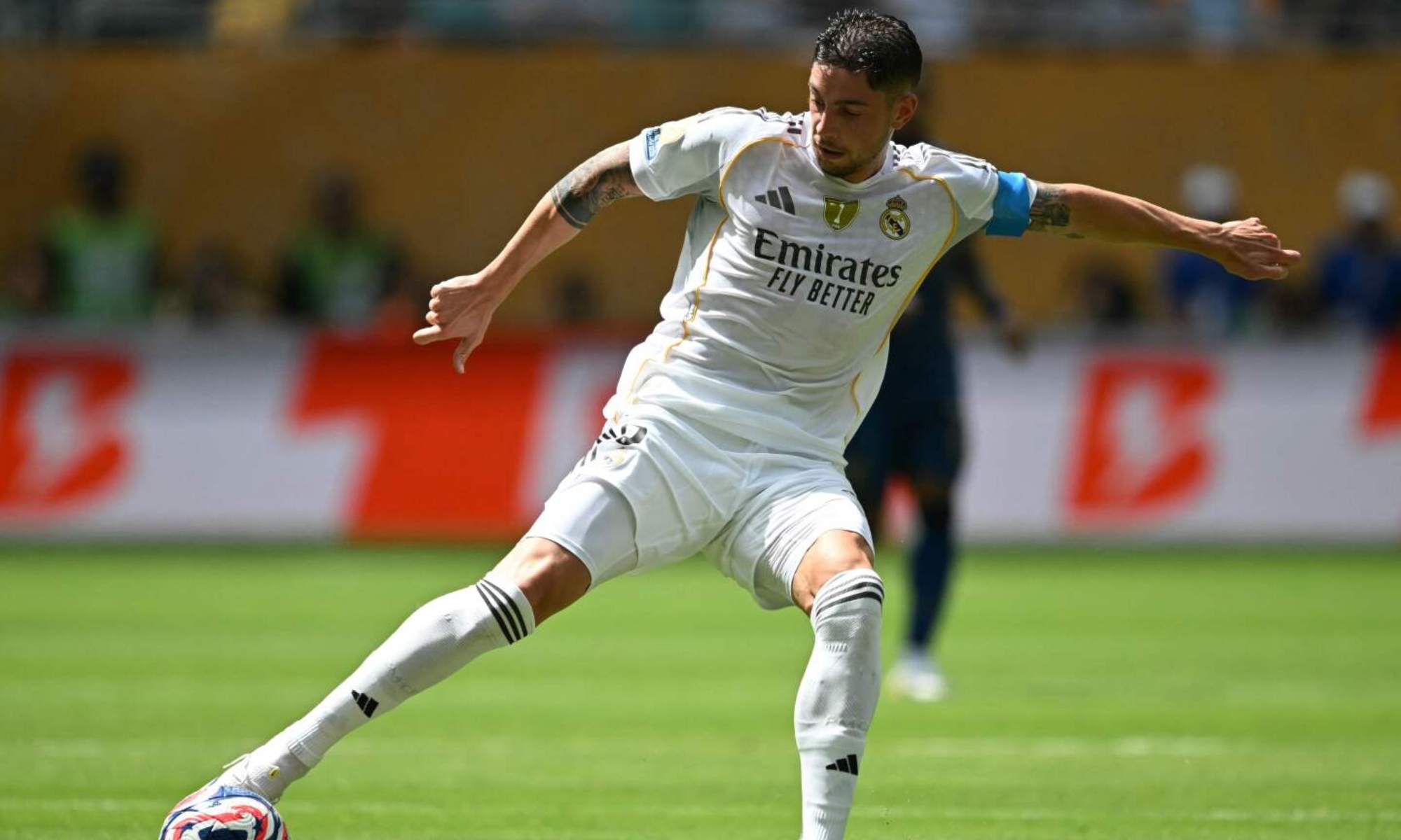 Fede Valverde, durante un partido del Real Madrid en el pasado Mundial de Clubes.