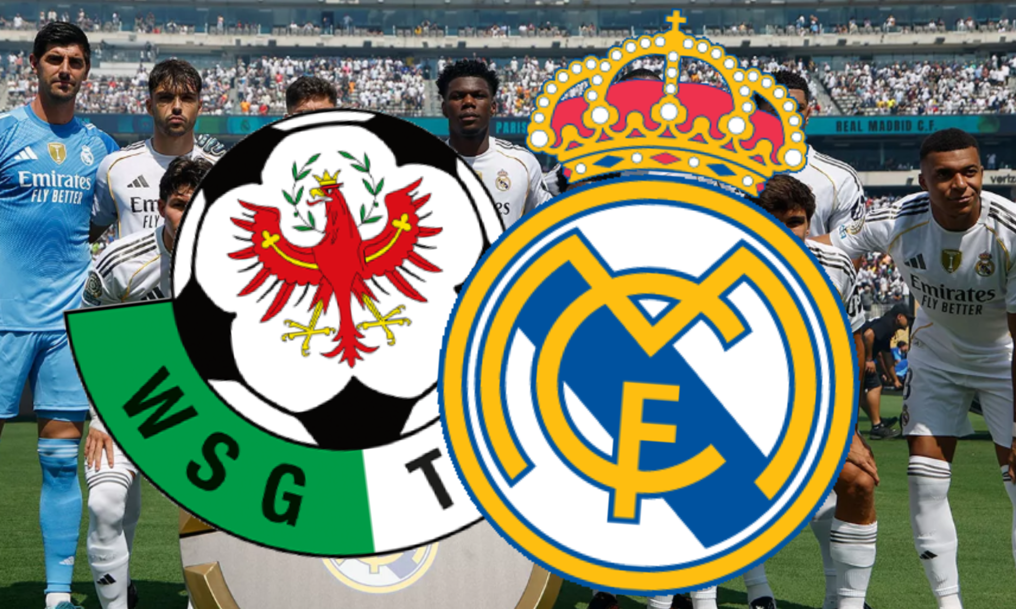 El Real Madrid se enfrenta al WSG Tirol en su segundo partido de pretemporada