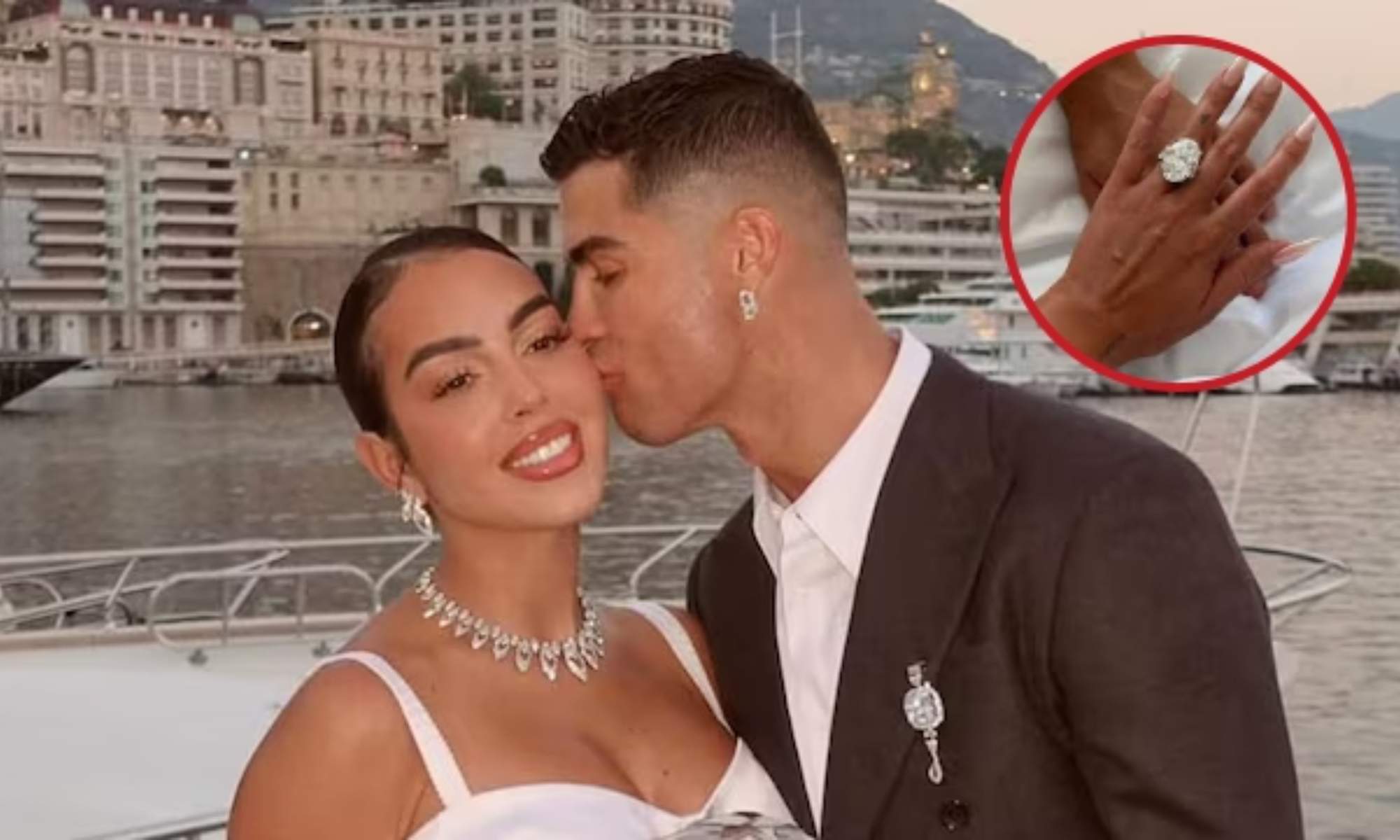 Cristiano Ronaldo y Georgia Rodríguez se casan después de nueve años de relación y el futbolista ha sorprendido por el anillo que le ha regalado a su prometida. Cristiano Ronaldo y Georgia Rodríguez se casan después de nueve años de relación y el futbolista ha sorprendido por el anillo que le ha regalado a su prometida.