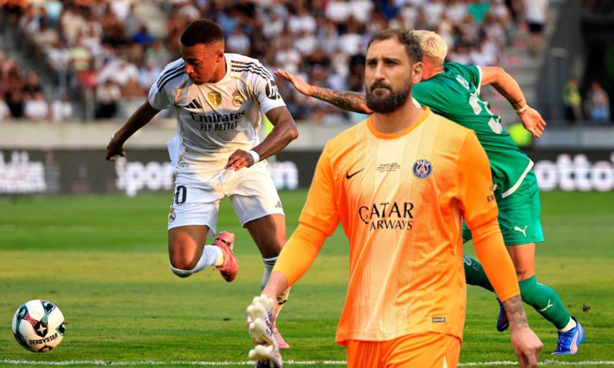 En Francia comparan a Mbappé con Donnarumma