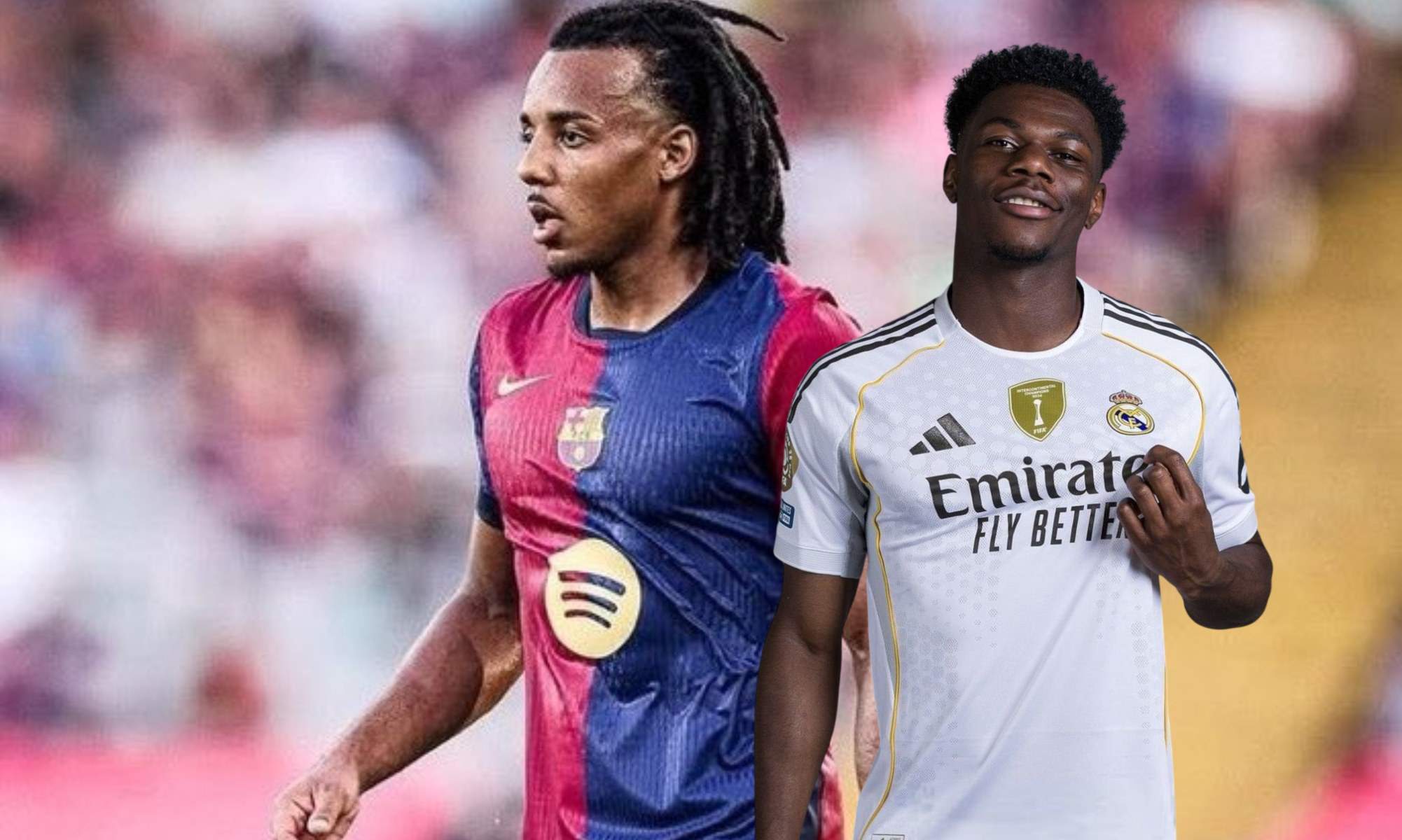 Koundé habla de los árbitros y Tchouaméni le responde