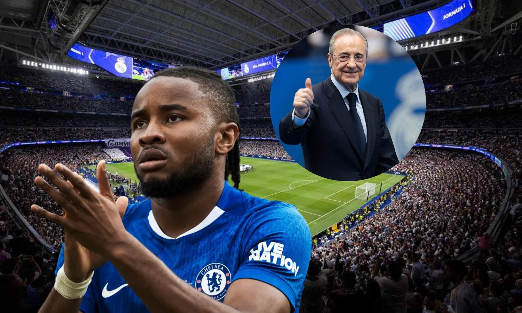 Nkunku ofrecido al Madrid, Florentino responde
