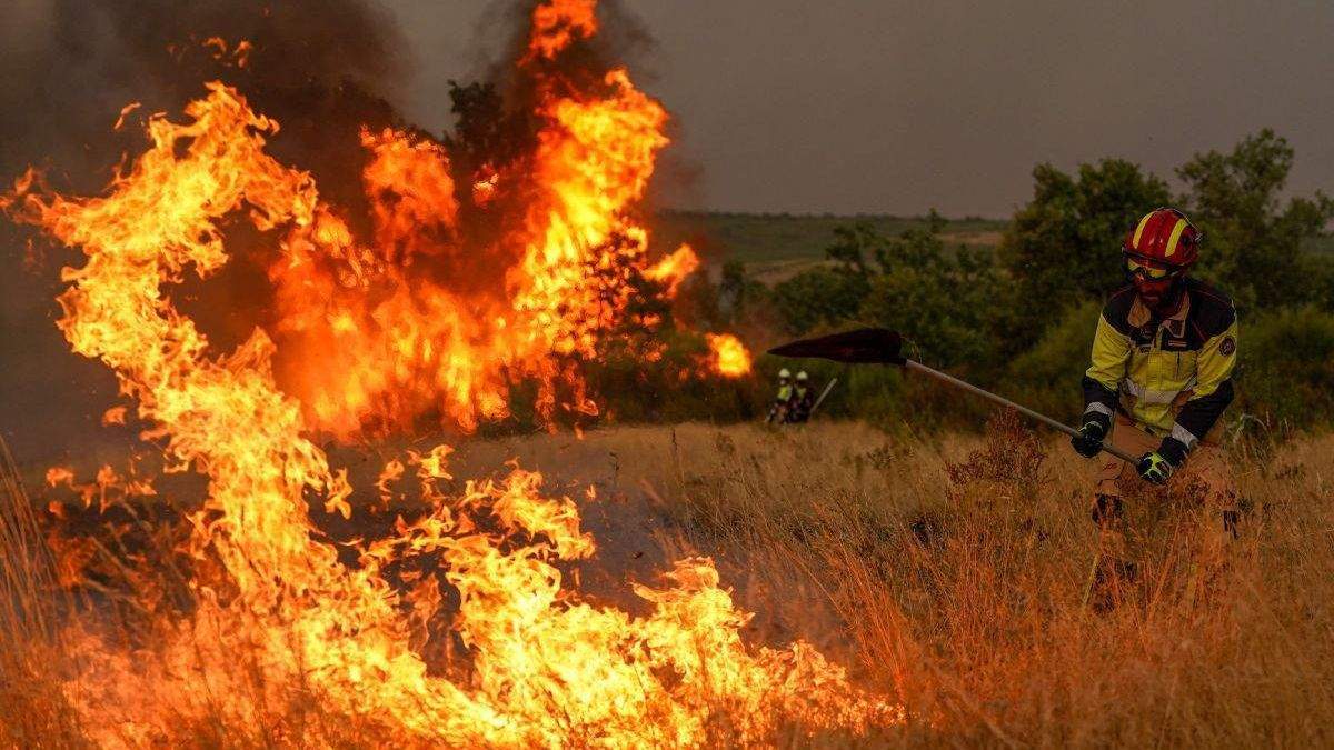 Incendios en España