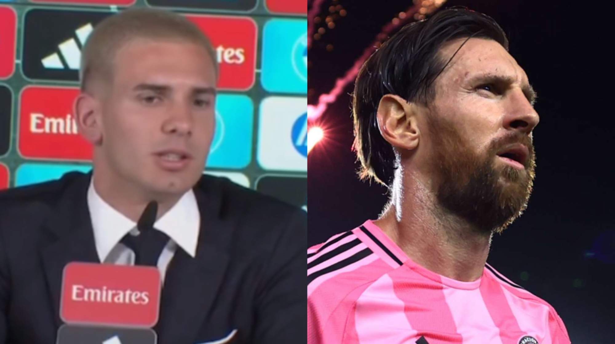 El mensaje de Mastantuono sobre Messi y el Real Madrid.
