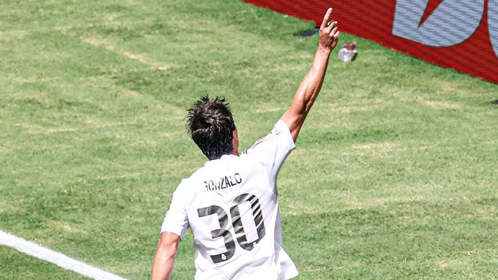 gonzalo garcia celebra gol gonzalo garcia celebra gol