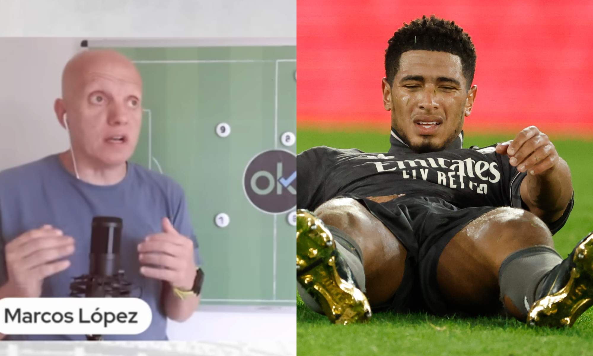 Marcos López ha analizado con Ramón Álvarez de Mon la situación del Real Madrid sin Jude Bellingham y quién podría sustituirle al frente del equipo.