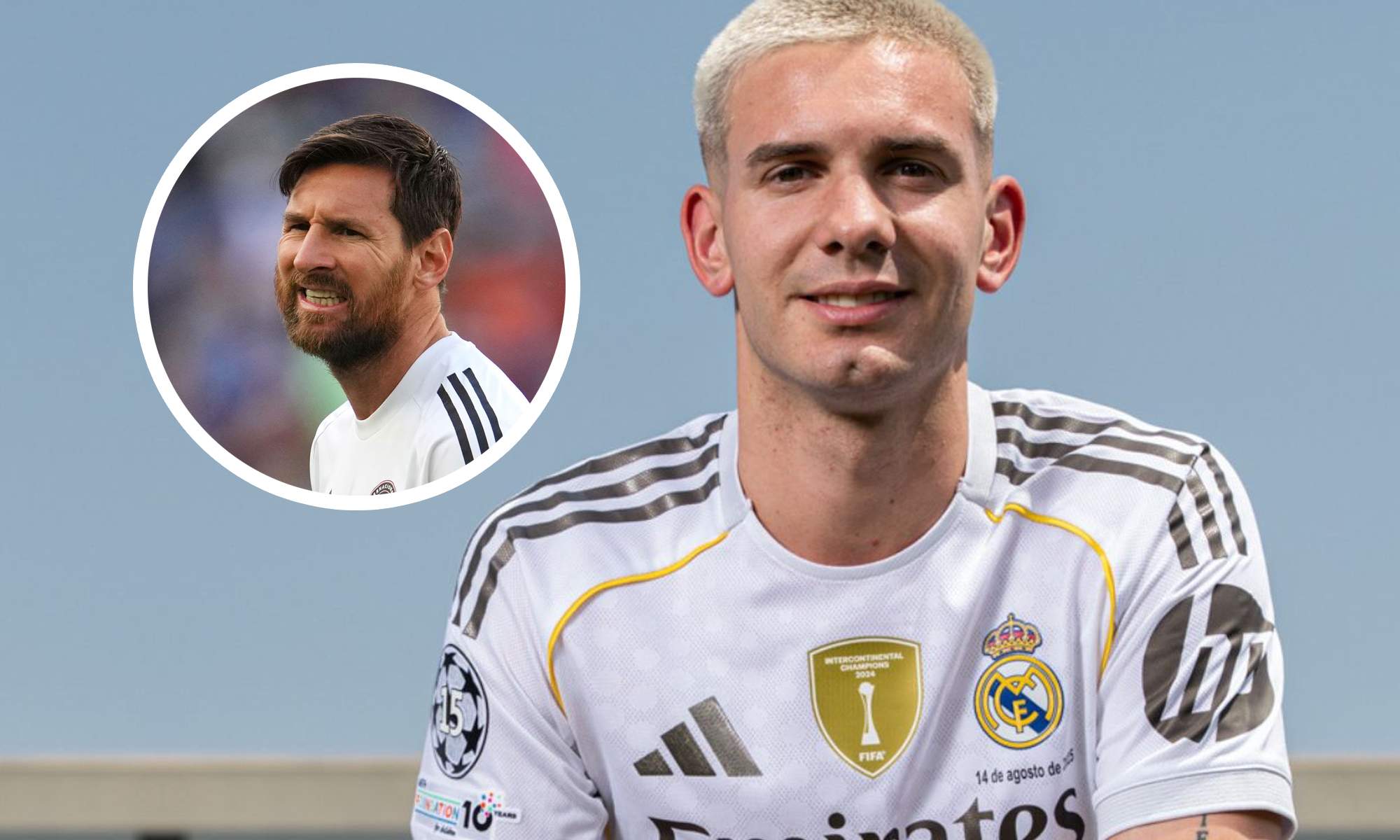 La reacción de Messi al saber que Mastantuono le elogió al presentarse con el Madrid: “Me fastidia…” 