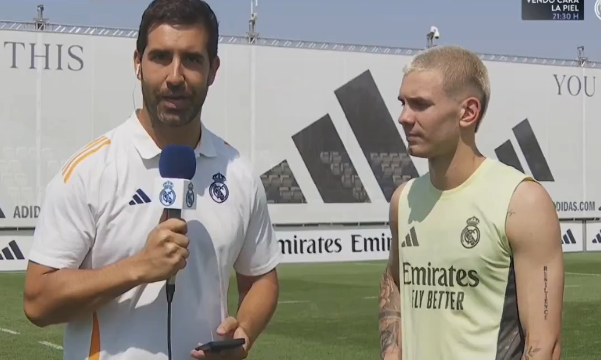 Franco Mastantuono se sincera después de su primer entrenamiento con el Real Madrid