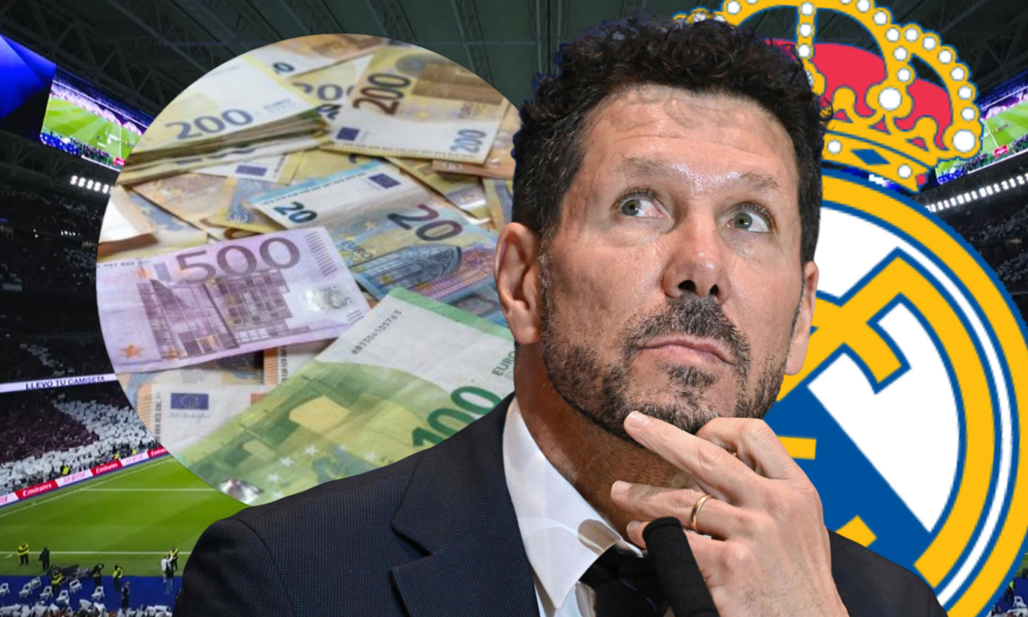 Diego Pablo Simeone podría dar dinero al Real Madrid con su último fichaje