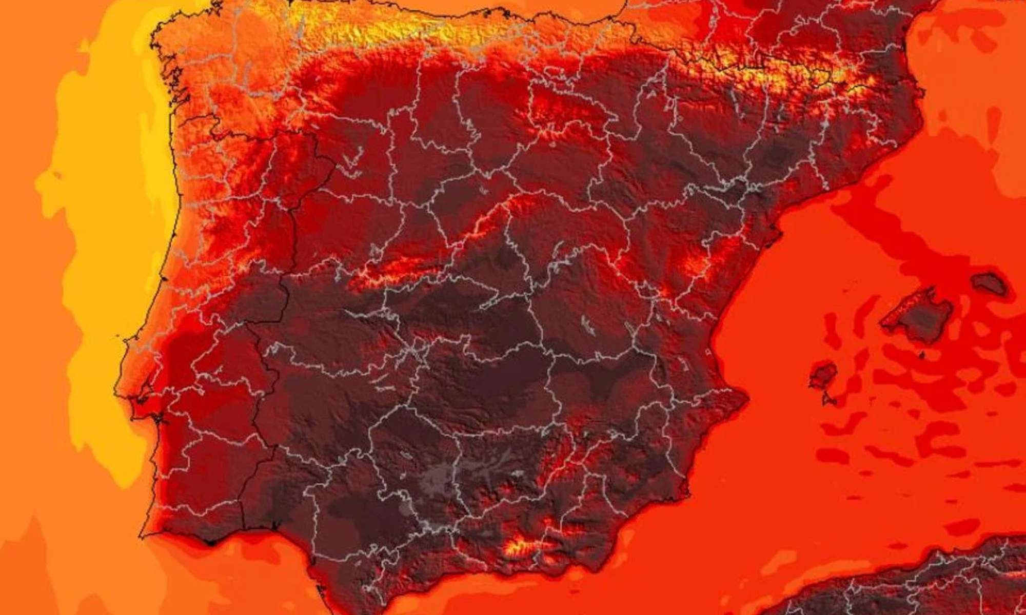 Adiós a la ola de calor en España, de 44 grados a un giro radical esta semana