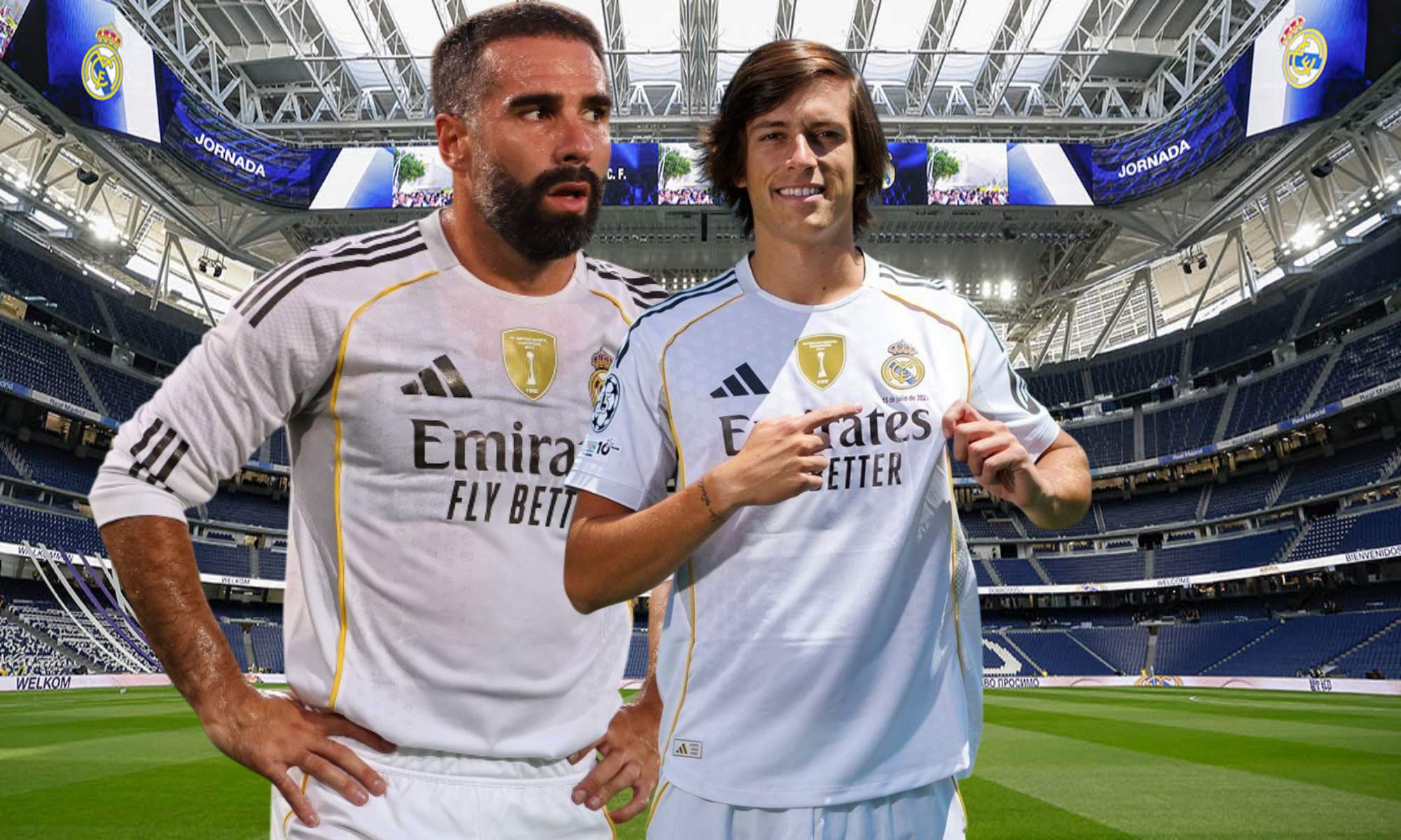Dani Carvajal se ha puesto en contacto con Álvaro Carreras antes de su debut en el Bernabéu
