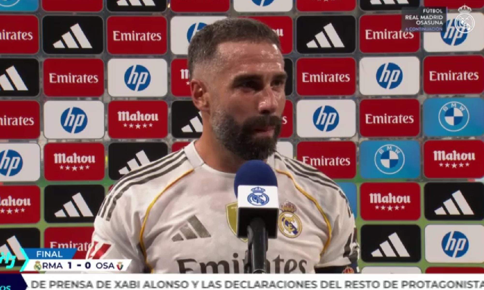 Carvajal deja un señalado ante Osasuna