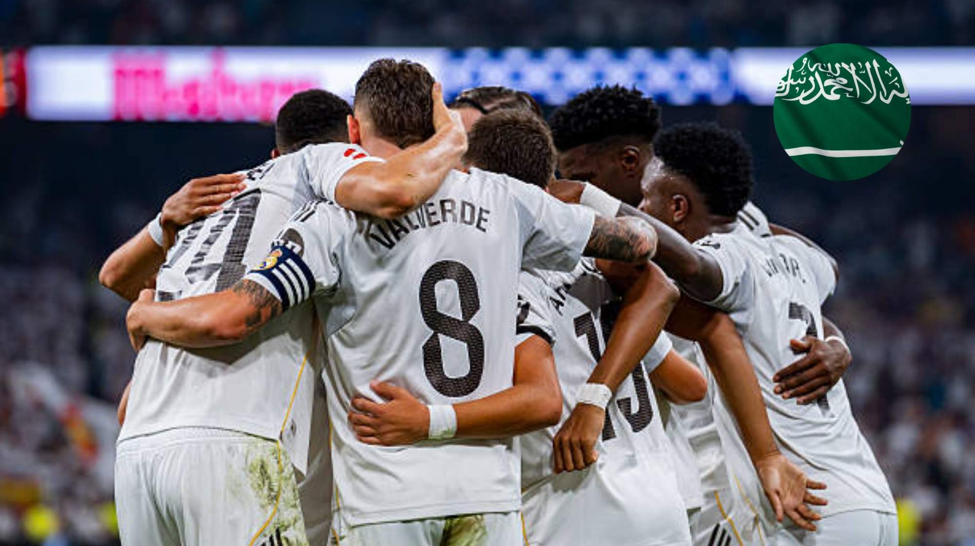 Arabia, detrás de otro jugador del Real Madrid. 