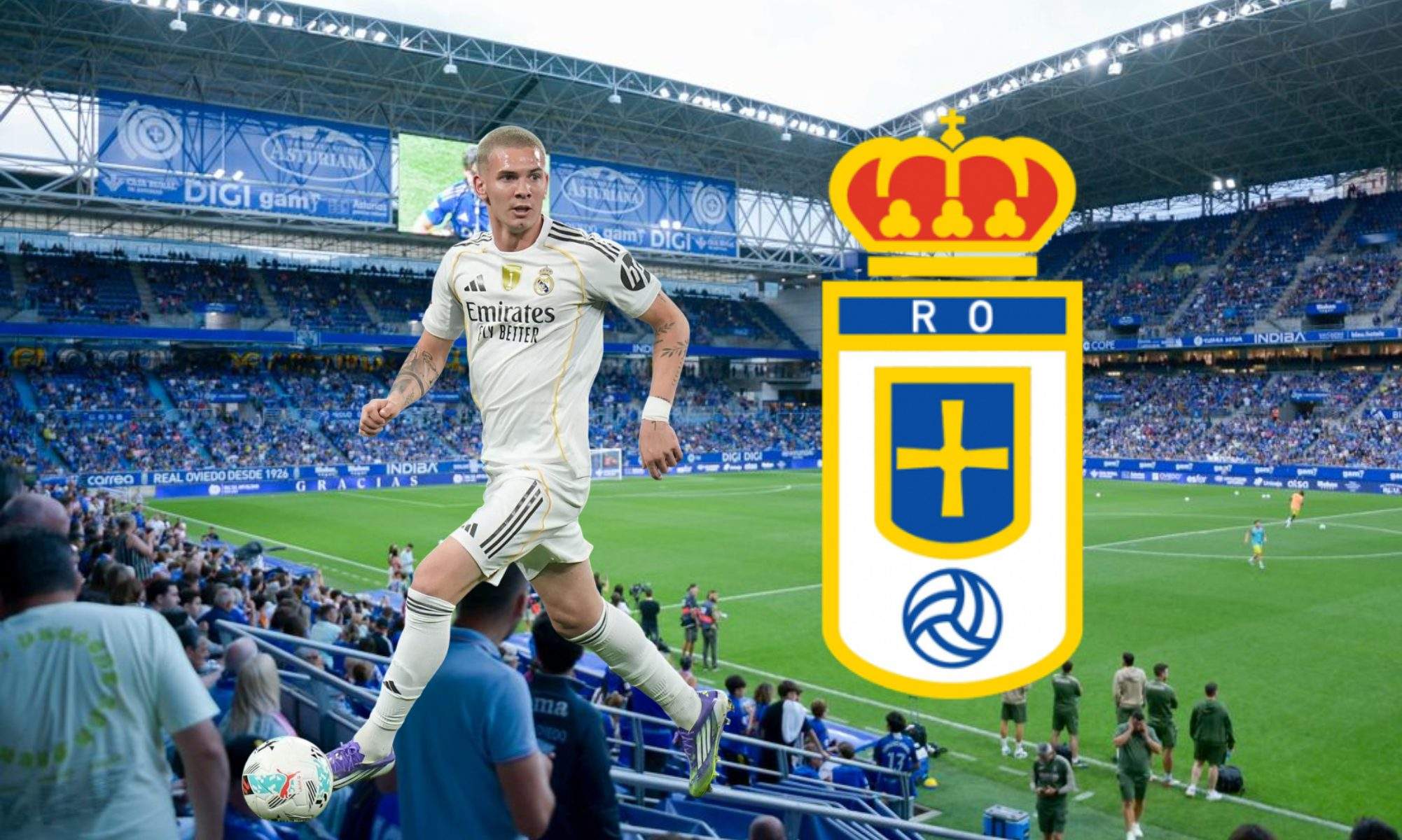 Empujan al Oviedo a denunciar al Madrid por Mastantuono