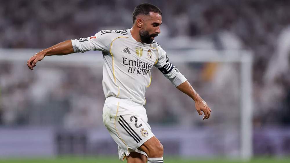 Carvajal jugando contra Osasuna