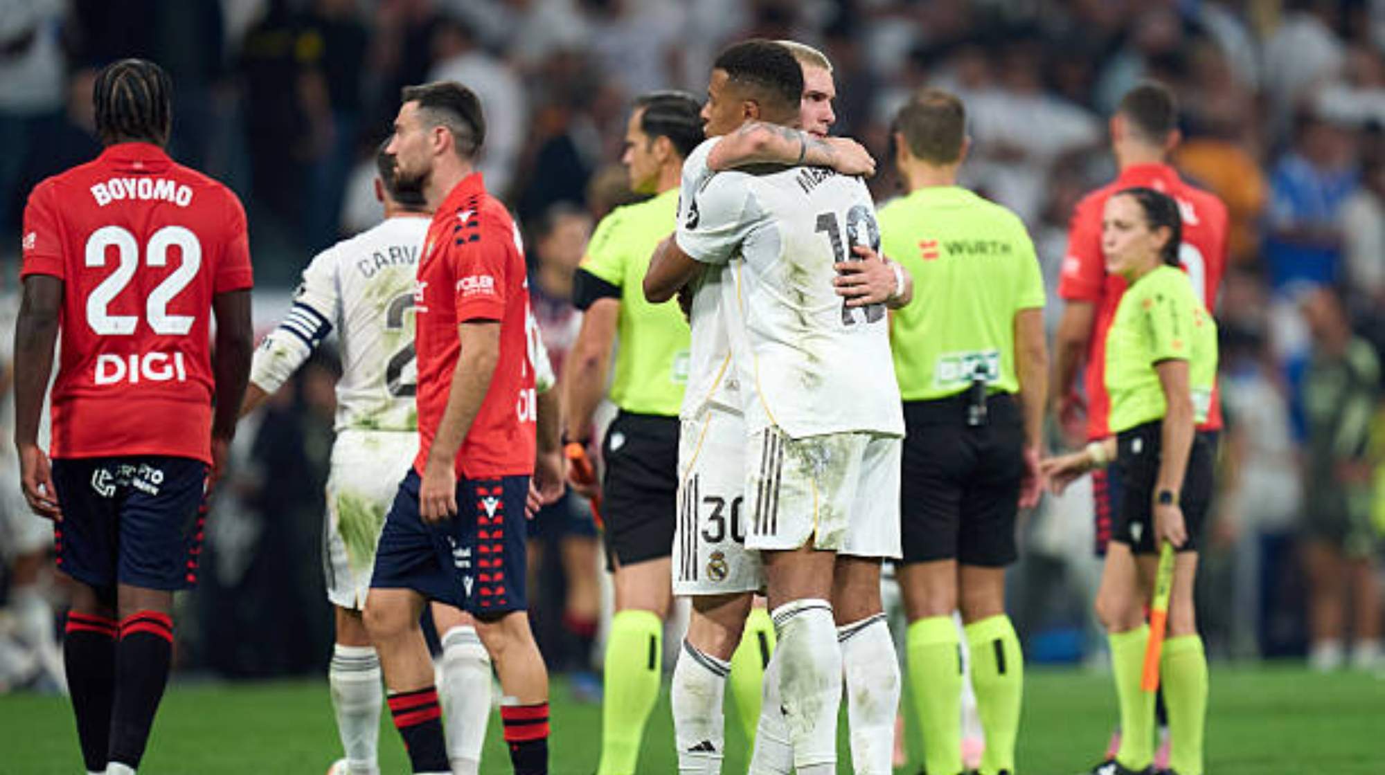 Osasuna recurre su partido ante el Real Madrid. 