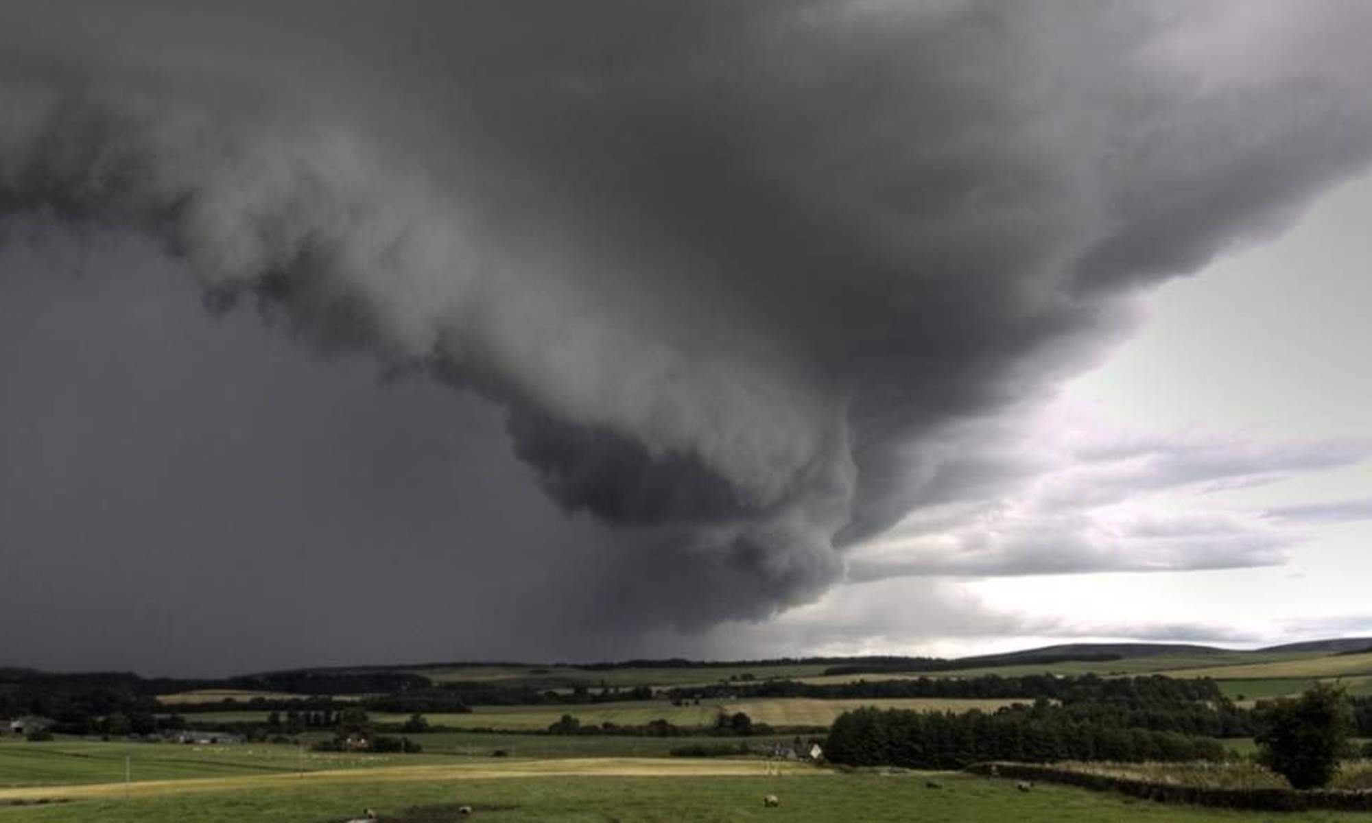 Una tormenta de una zona de España. 