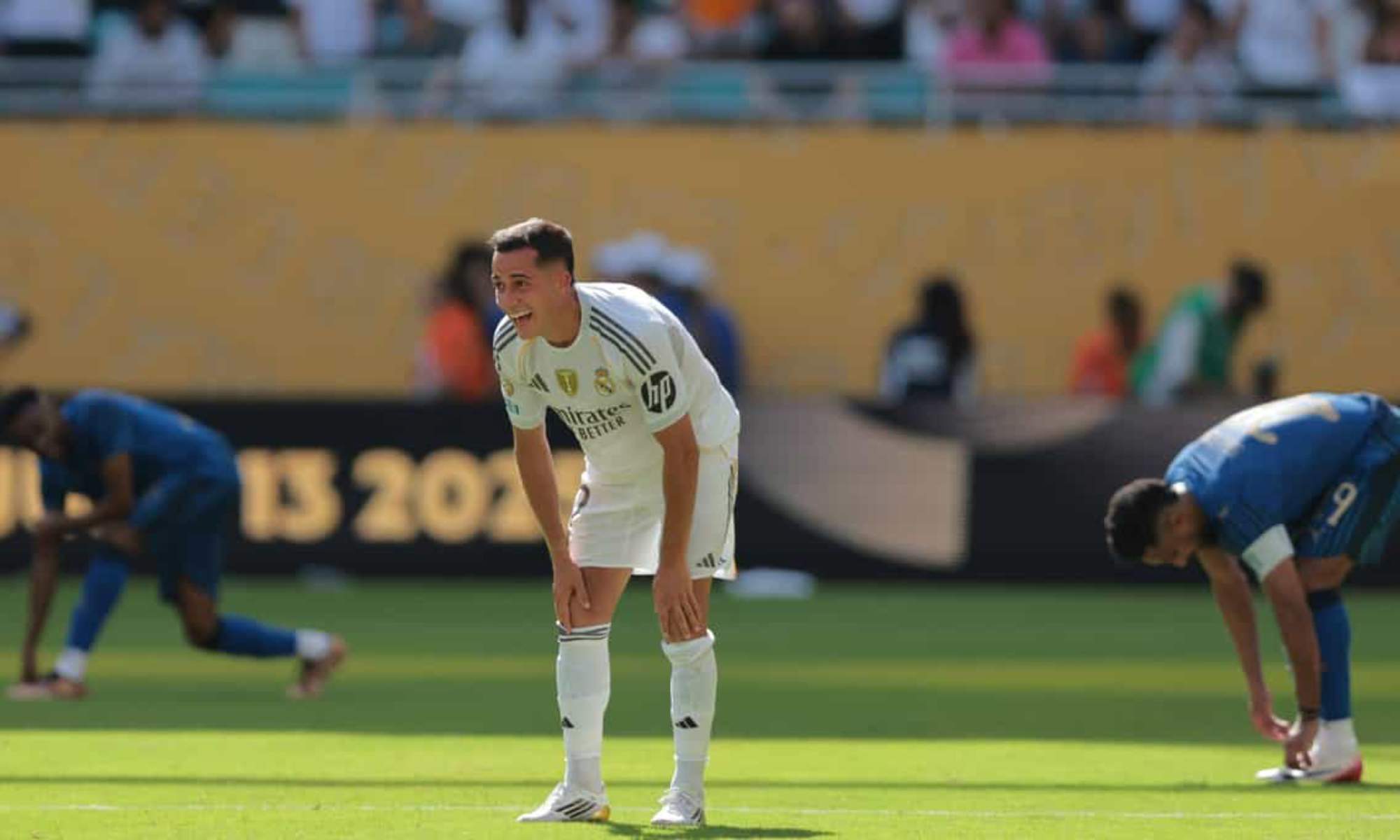 Lucas Vázquez, en uno de sus últimos partidos con el Real Madrid, en el reciente Mundial de Clubes.
